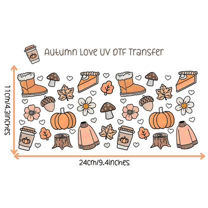 Autumn Love UV DTF Transfer