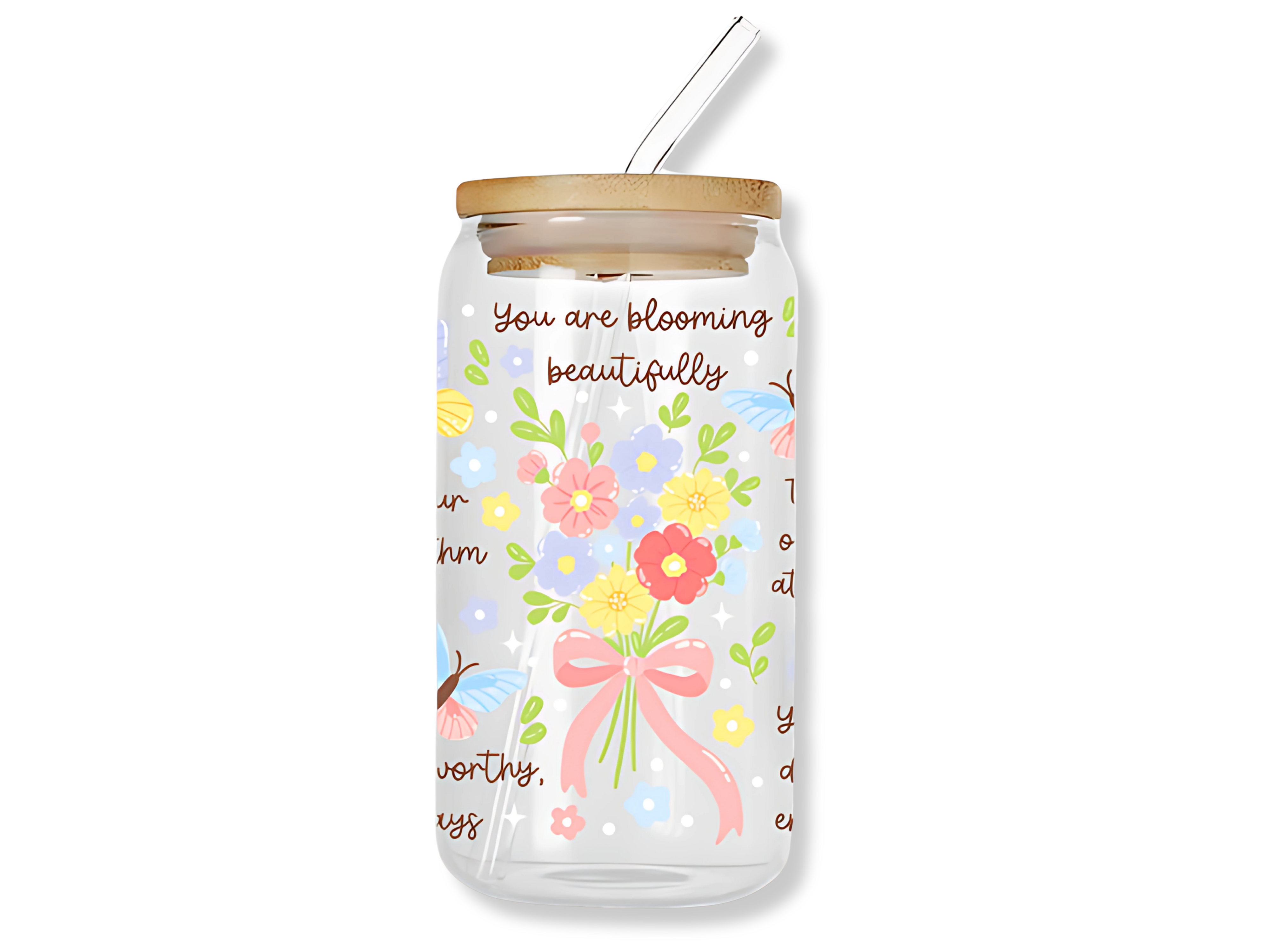 Affirmation Garden Glass Tumbler