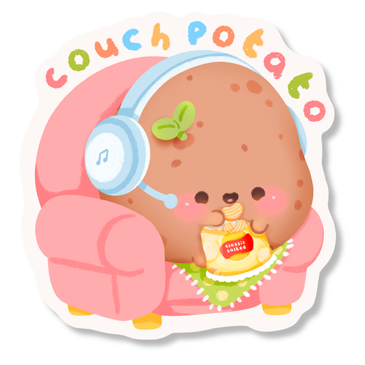 Potato - Couch Sticker Decal | Glossy Finish